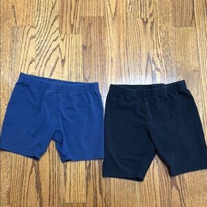 Kids' Navy and Black Shorts Set